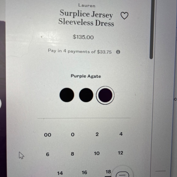 Ralph Lauren Surplice Jersey Sleeveless Dress 2XL Orange - Picture 6 of 6